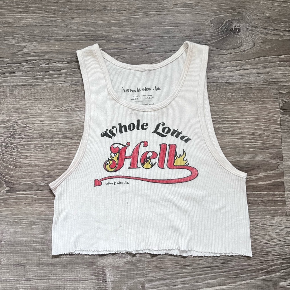 WHOLE LOTTA HELL IAMKOKO.LA ORIGINAL TANK